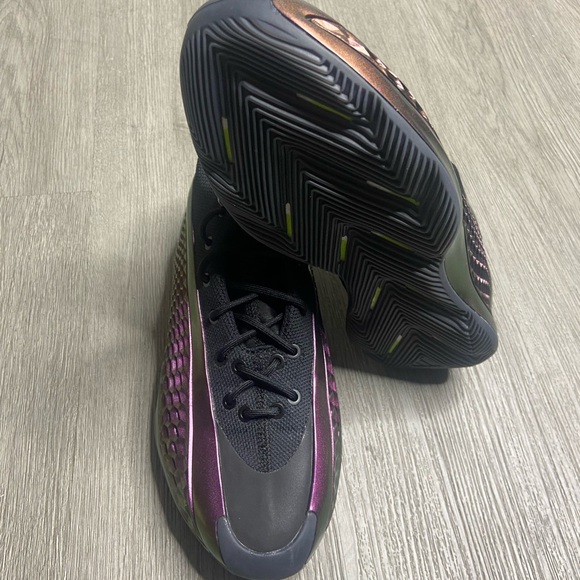 Addias A.E. 1J Anthony Edwards The Future GS Boys Shoe Size 7Y Purple NWT - Picture 13 of 14